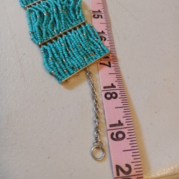 Turquoise Bib Necklace - Picture 4 of 7